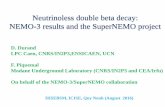 Neutrinoless double beta decay: NEMO-3 results and the ...