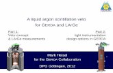 A liquid argon scintillation veto for GERDA and LArGe
