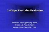 2.4Gbps Test Infra Evaluation