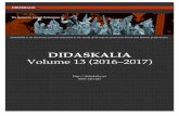 Didaskalia Volume 13 Entire