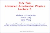 PHY 564 Advanced Accelerator Physics Lecture 6