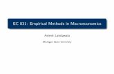 EC 831: Empirical Methods in Macroeconomics