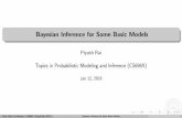 Bayesian Inference for Some Basic Models