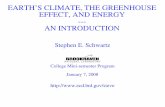 EARTH’S CLIMATE, THE GREENHOUSE EFFECT, AND ENERGY --- …