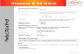 Vitamin E 25 DG/Q - Carotenoid and Vitamin Supplier