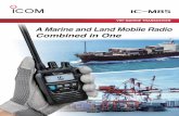 Ω A Marine and Land Mobile Radio Combined in One