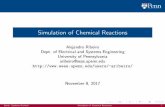 Simulation of Chemical Reactions - Penn Engineering