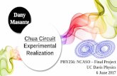 Chua Circuit Experimental Realization - csc.ucdavis.edu