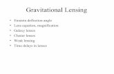 Gravitational Lensing - Department of Physics & Astronomy