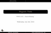 Magnetic Fields - physics.purdue.edu