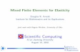 Mixed Finite Elements for Elasticity - University of Minnesota