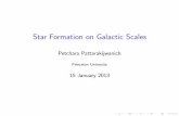 Star Formation on Galactic Scales - Princeton University