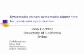 Rina Dechter University of California Irvine