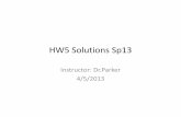 HW5 Solution Spring 13 -