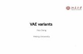 Lecture 9 VAE variants 40mins - GitHub Pages