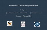 Fractional Chiral Hinge Insulator