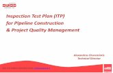 Inspection Test Plan (ITP) for Pipeline Construction ...