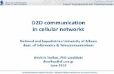 D2D communication in cellular networks