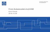 2018.10.09 From Autoencoders to β-VAE Emir Konuk