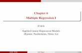 Chapter 6 Multiple Regression I - National University of ...