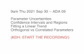 9am Thu 2021 Sep 30 -- ADA 09 Parameter Uncertainties ...