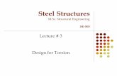 Lecture # 3 Design for Torsion