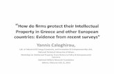 How do firms protect their Intellectual Property ... - Helios