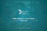 MSME Resiliency in Times of Stress