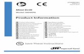 Product Information Mini Drill - Ingersoll Rand Air ...