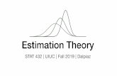 Estimation Theory - STAT 432 | UIUC