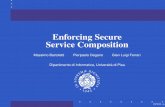 Enforcing Secure Service Composition