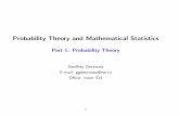 Part 1: Probability Theory - hse.ru