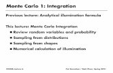 Monte Carlo 1: Integration