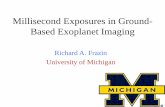 Millisecond Exposures in Ground-Based Exoplanet Imaging