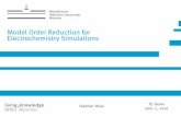 Model Order Reduction for Electrochemistry Simulations