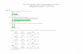 AP Chemistry: 2017-18 Semester Review: MULTIPLE CHOICE ...