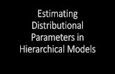 Estimating Distributional Parameters in Hierarchical Models