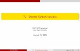 P2 - Discrete Random Variables - Jarad Niemi