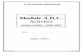 Module A.D.C. Activités