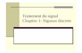 Traitement du signal Chapitre 1- Signaux discrets