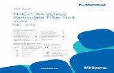 Millex -AA Vented Particulate Filter Unit
