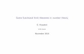 Some functional limit theorems in number theory