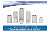Process filter P-GS sterile filter of sintered steel for ...