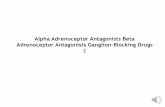 Alpha Adrenoceptor Antagonists Beta Adrenoceptor