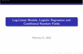 Log-Linear Models, Logistic Regression and Conditional ...