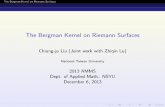 The Bergman Kernel on Riemann Surfaces