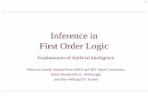 Chapter 8 First Order Logic