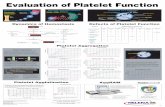 Evaluation of Platelet Function