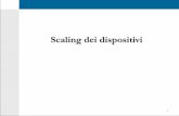 Scaling dei dispositivi - University of Cagliari
