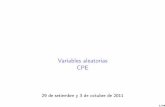 Variables aleatorias CPE - UDC